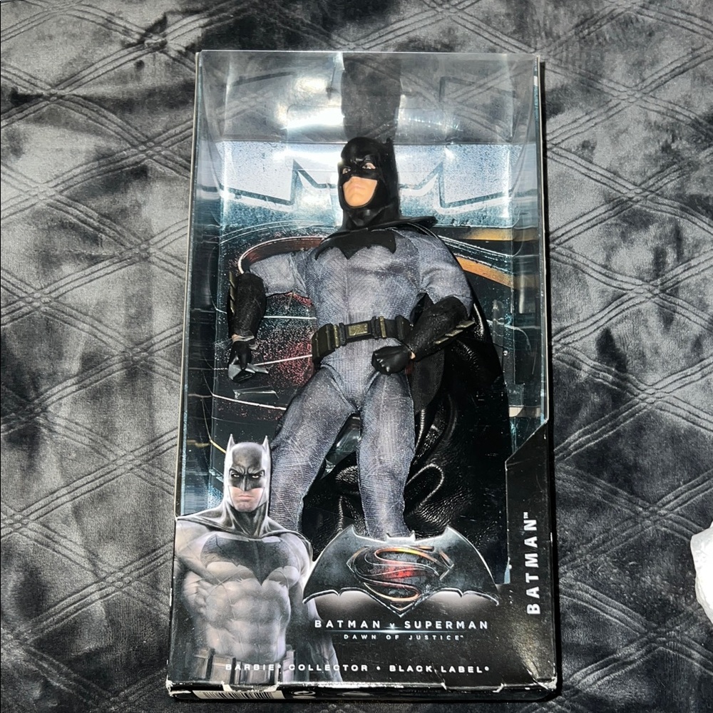 Batman v. Superman Batman Action Figure in Black and Gray Suit